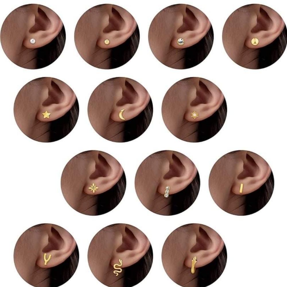 Stud earrings